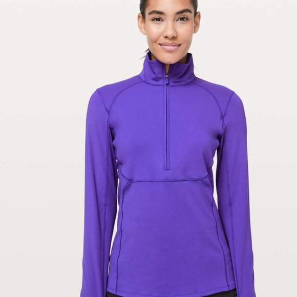 Lululemon Best Pace - half zip - lazurite blue/purple -8 - Picture 2 of 14